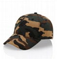 Custom solid color camouflage cap cotton lduck tongue cap Baseball Cap 4