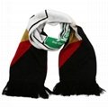 factory direct price customized acrylic fibers soccer sport football fans scarf 1