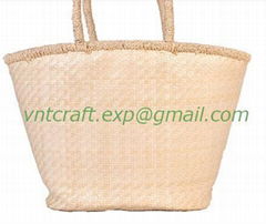 Selling palm leaf handwoven bag