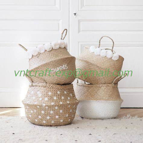 SELLING BELLY SEAGRASS BASKETS  FROM VIETNAM 4