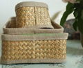 Selling Seagrass storage basket from vietnam 2