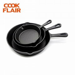 3-Piece Cast Iron Skillet Set