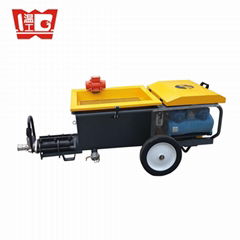 germany air compressor and motor mortar cement plastering spraying machine