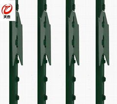 China manufacture studded t post/studded t-post