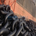 Chinese anchor chain factory supply stud black coated anchor chain with cert 