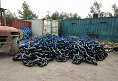 Black coated 114mm Anchor Chain With ABS