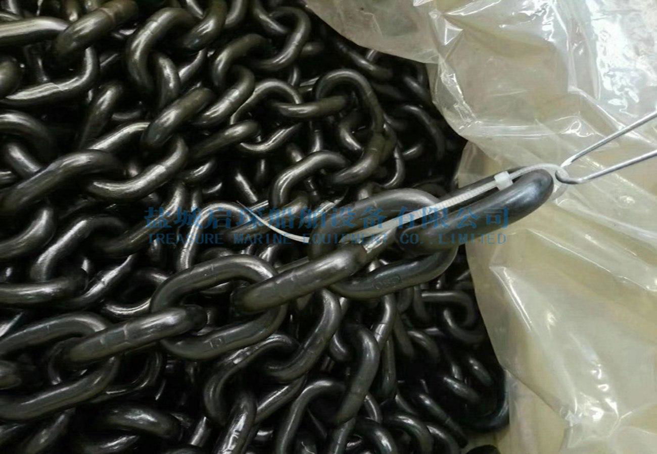 Heavy duty painted black G80 lifting chain