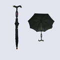 MP3 Lighting Flashing Alarm FM Radio Umbrella Walking Stick 1