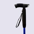 LED Light Flashing Alarm FM Radio Adjustable Walking Stick