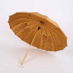 Straight Umbrella with Wood Handle