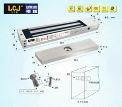 LCJ力士坚磁力锁MC270H 单门明装型