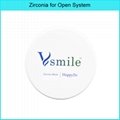 HT high translucency dental zirconia block for coping 1