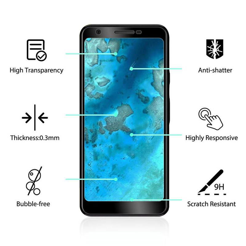 2.5D full cover full glue tempered glass screen protector for Google 3A 2