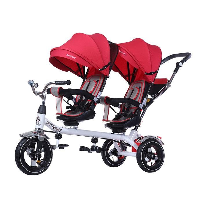 China Flybaby Twin Tricycle with Two Seats