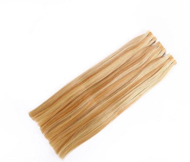 Double Drawn Remy  Tape in Hair Extensions Piano Color