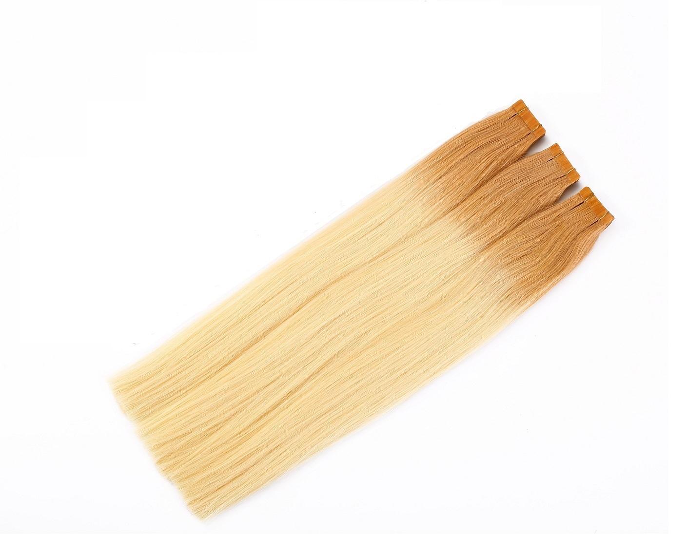 Ombre Double Drawn Remy Tape in Hair Extensions 100% True Real Virgin Remy