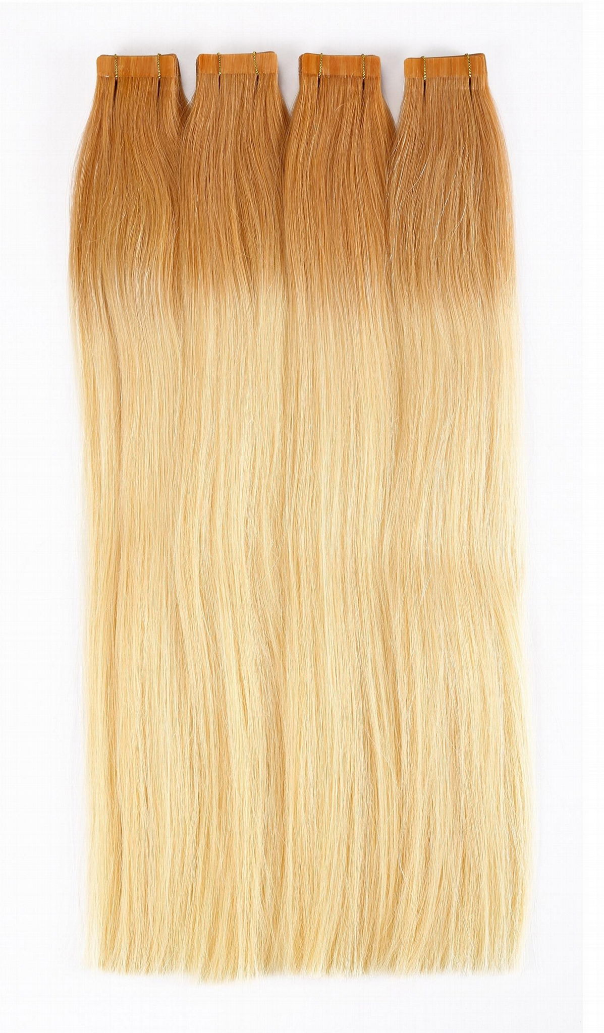 Ombre Double Drawn Remy Tape in Hair Extensions 100% True Real Virgin Remy  2