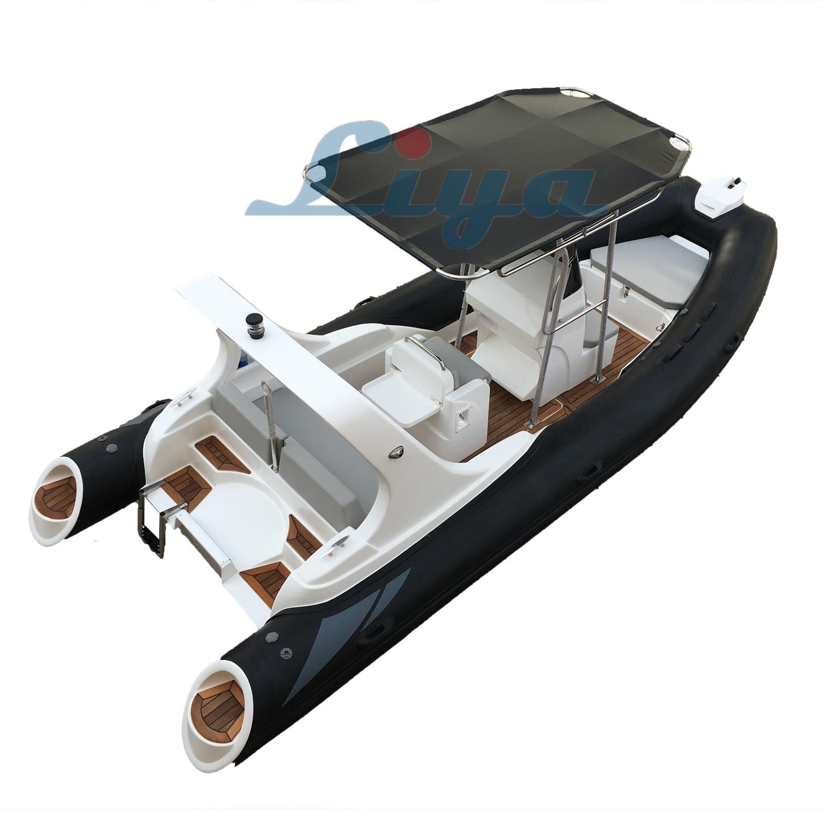 Liya 5.8m/19ft rib boat rigid inflatable boat 