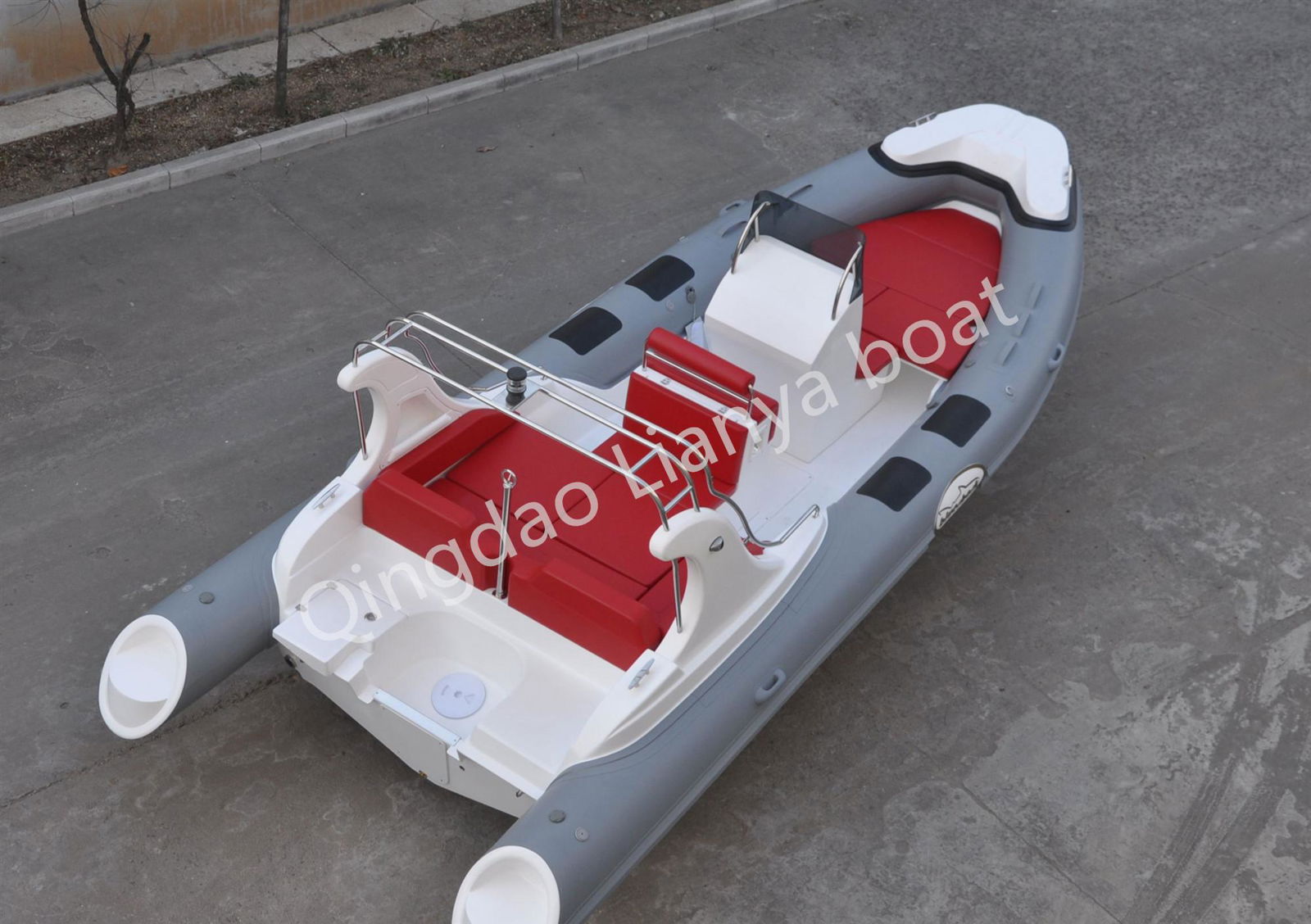 Liya 22feet fiberglass hull inflatable boat rib  3