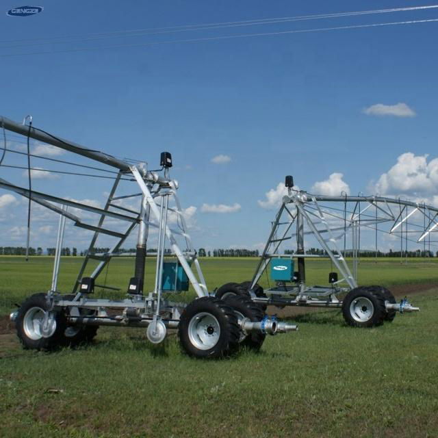 Traveling agricultural linear irrigation system 2