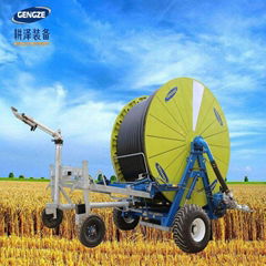 Gengze agriculture water hose reel rain gun irrigation system for sale