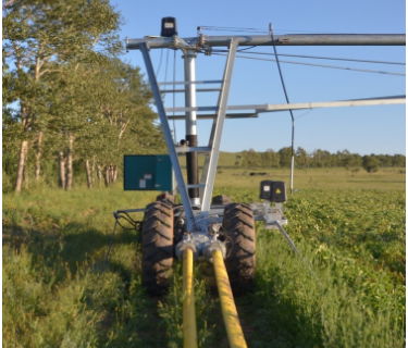 Farm lateral move agricultural sprinkler irrigation system 