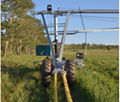 Farm lateral move agricultural sprinkler