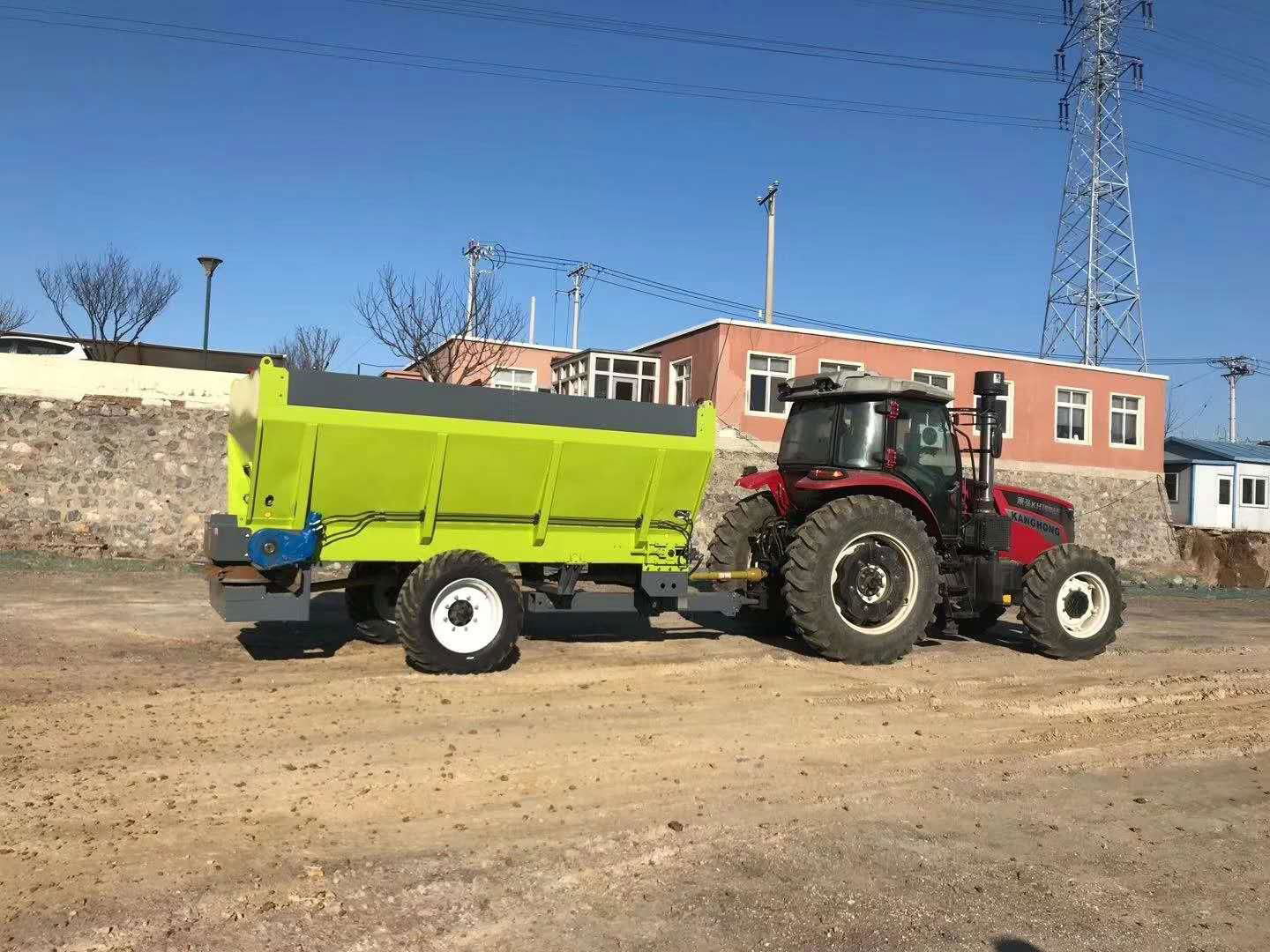 New Technology Agricultural Tow Behind Organic Fertilizer Muck Spreaders With Sp 2