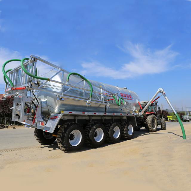Tractor towed liquid fertilizer applicator slurry spreader 5