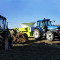 Large scale tractor pto driven hammer mill tub grinder machine