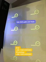 USA GA OVI with UV hologram