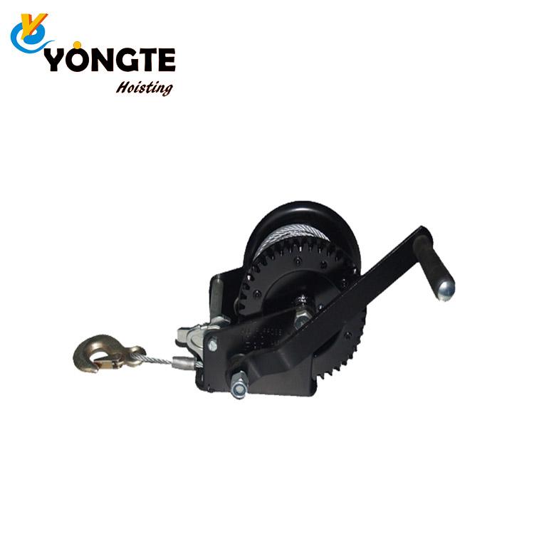 Good quality worm gear 1000lb hand crank winch HW YT (China Trading