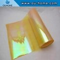 BT206 Holographic PVC vinyl film yellow iris film 4