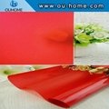 BT905 Red Colored Window Tint Glass Film PVC Decorative window Glass Film
