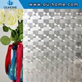 H124 PVC frosted embossing static cling