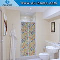 H808 PVC Waterproof Window Films Cover No-Glue 3D Static Decorative Privacy Wind 3