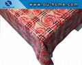 TH220900-005 Rose printed fabric tablecloths 2