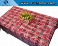 TH220900-005 Rose printed fabric tablecloths 3