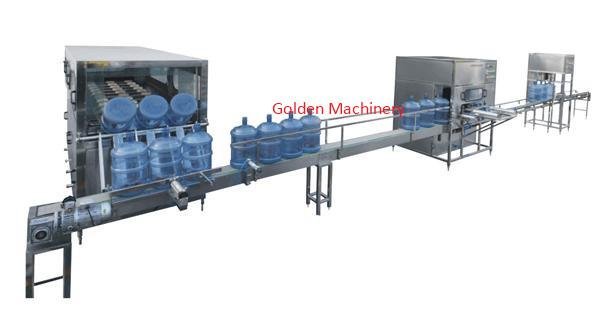 Full Automatic 5 Gallon Bottle Water Filling Machine Washing Filling Capping 