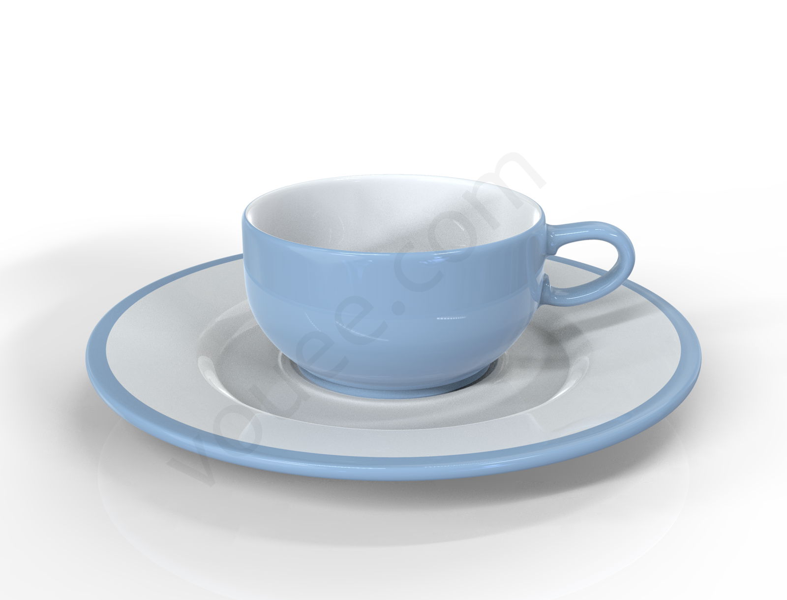 High-Grade Office Coffee Cup & Saucer