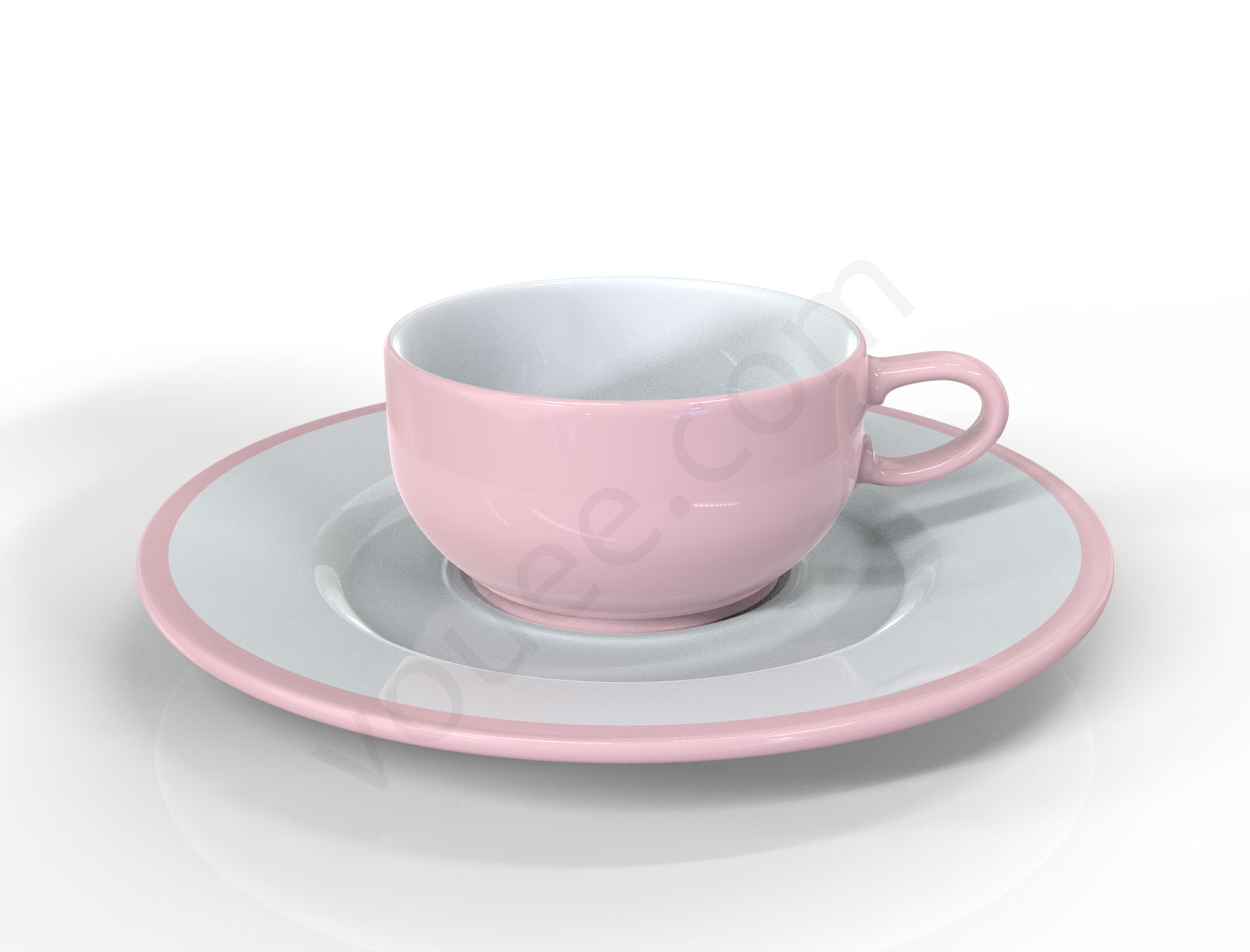 High-Grade Office Coffee Cup & Saucer 3