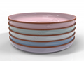 Stackable Party Coupe Dinner Plates