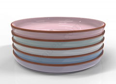 Stackable Party Coupe Dinner Plates