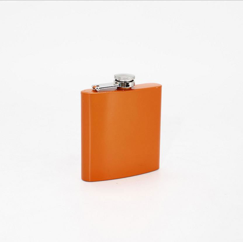 china factory wholesale color 6oz hip flask 4