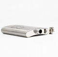 Best hip flasks for gifts and drinking with logo 4