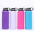 Wholesale 500ml 750ml 100ml hydro double wall vacuum flask insulated stainless s