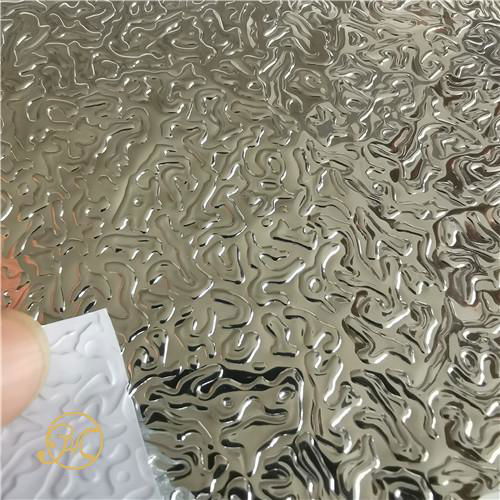 Heat insulation embossed pvc film