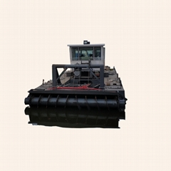 Auger head cutter suction dredger