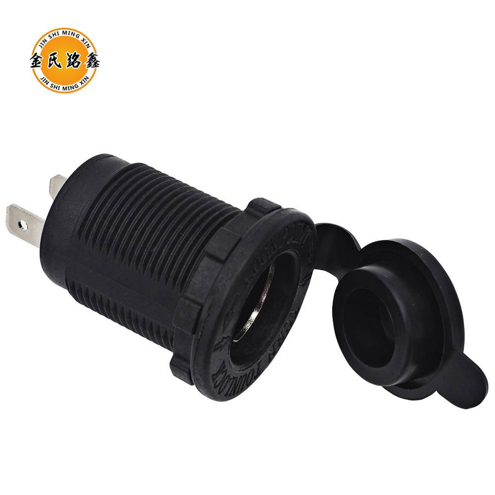 Waterproof Car Cigarette Lighter Power Socket for Car Marine Motorcycle ATV RV  3