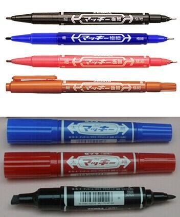 批发日本ZEBRA斑马油性笔记号笔大双头MO-150